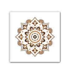 Mandala Wisdom Metal Wall Clock - Beyond T-shirts