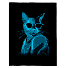 Cat's Whimsical Adventures Sherpa Blanket - Beyond T-shirts