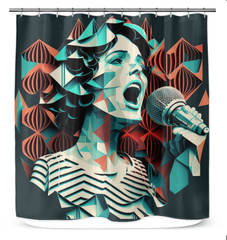 Indie Impressions Shower Curtain