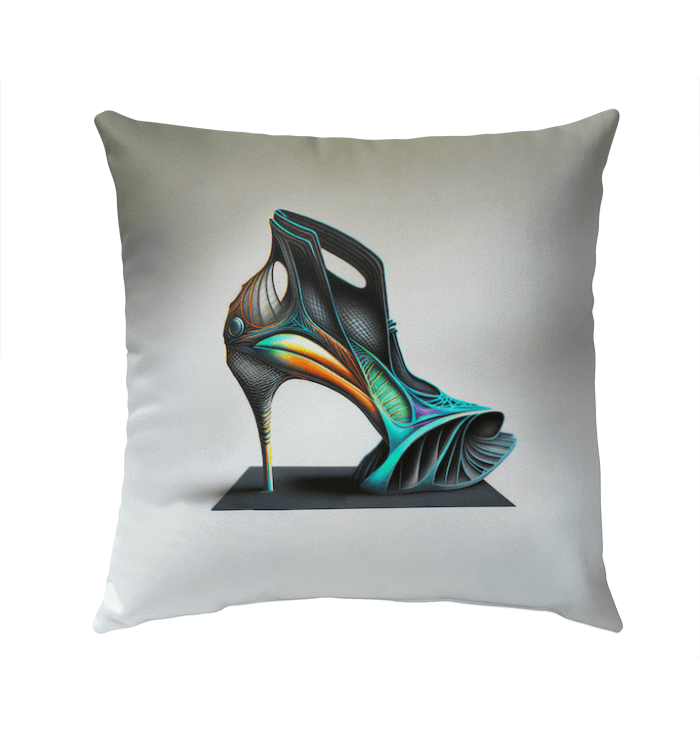 Futuristic Steps Outdoor Pillow - Beyond T-shirts