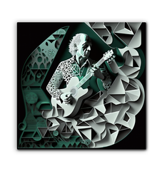 Folk Harmony Wrapped Canvas