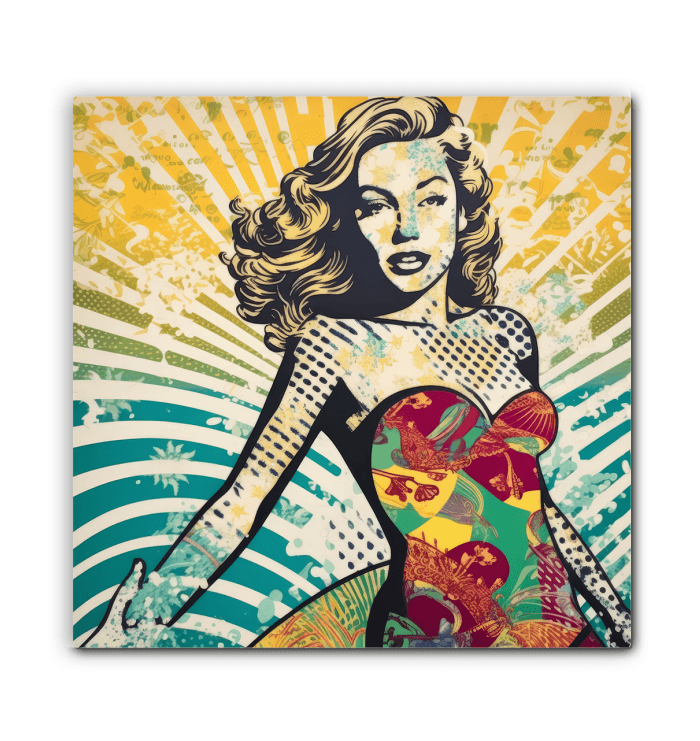 Surfing 1 03 Wrapped Canvas - Beyond T-shirts