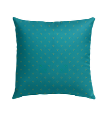 Sunflower Symphony Outdoor Pillow - Close-up of Floral Design