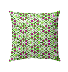 Radiant Kaleidoscope Outdoor Pillow