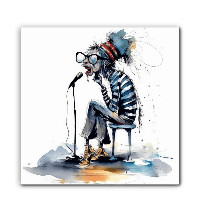 Melodious Muses Caricature Canvas Art - Beyond T-shirts