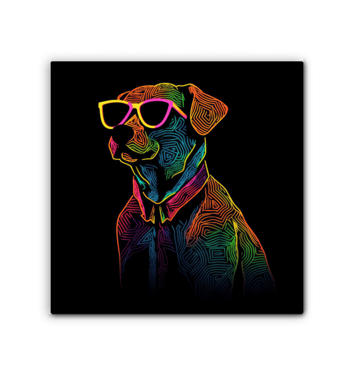 Soulful Gaze Canvas Print - Beyond T-shirts