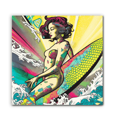 Surfing 1 50 Wrapped Canvas - Beyond T-shirts