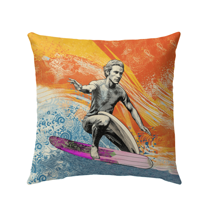 Oceanic Retreat Outdoor Pillow - Beyond T-shirts