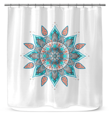 Serene Mandala Meditations Curtain - Beyond T-shirts