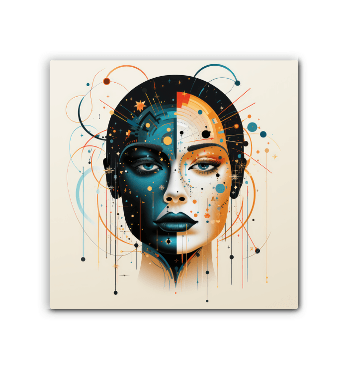 Abstract Beauty in Diversity: Women's Canvas - Beyond T-shirts