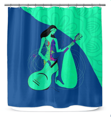 Runway Rendezvous Shower Curtain - Beyond T-shirts