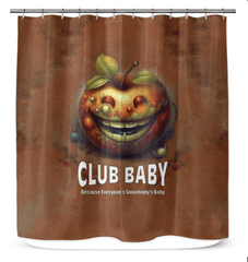 Elegant CB3-130 shower curtain in a beautifully designed bathroom.