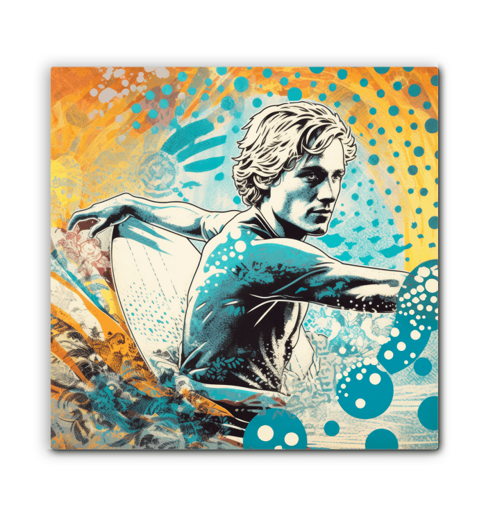 Surfing 1 34 Wrapped Canvas - Beyond T-shirts