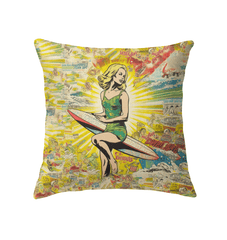 Surfing 1 25 Indoor Pillow - Beyond T-shirts