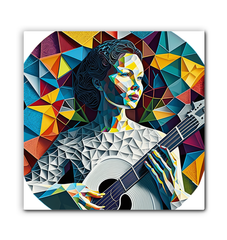 Music speaks to hearts Wrapped Canvas