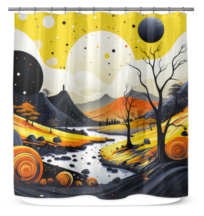 Tranquil Tree Tranquility Forest Shower Curtain