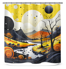 Tranquil Tree Tranquility Forest Shower Curtain