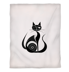 Curious Calico Adventure Duvet Cover