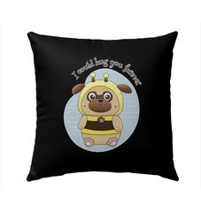 I Could Hug You Forever Outdoor Pillow