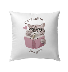 Cant Wait To Kiss You Outdoor Pillow