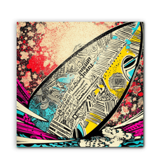 Surfing 5 33 Canvas with soft color palette