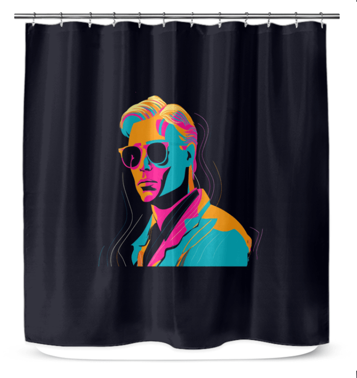 Graffiti Chic Shower Curtain - Beyond T-shirts