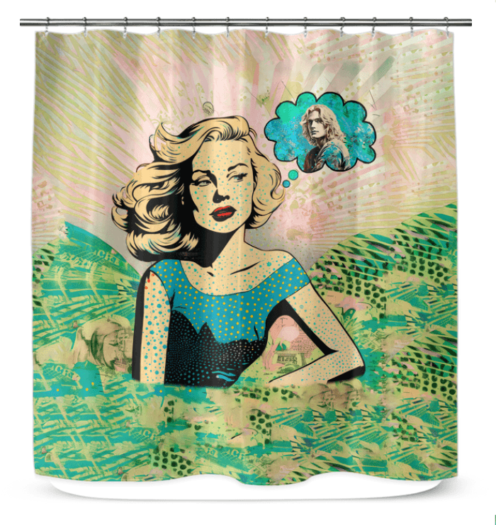 Wave Rider's Dream Shower Curtain - Beyond T-shirts