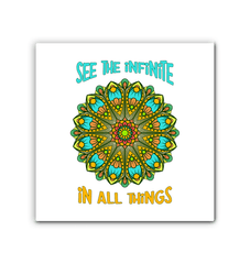 Floral Mandala Art Piece - Beyond T-shirts