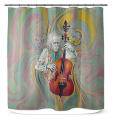 Peony Princesses Shower Curtain with Floral Design