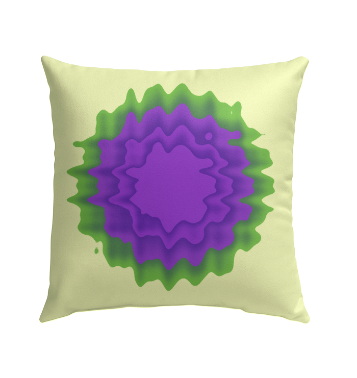 Comfortable outdoor pillow for yoga practice.