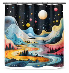 Whimsical Woodland Walks Forest Curtain