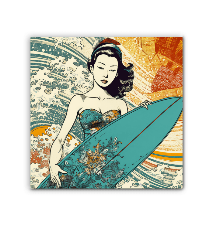 Surfing 1 39 Wrapped Canvas - Beyond T-shirts