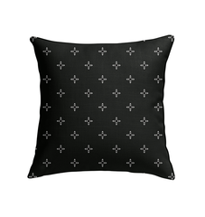 Elegant Maestro's Melody pillow featuring musical notes design for indoor decor.