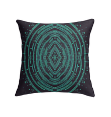 Stylish Boho Spirit Indoor Pillow in a cozy living room setting.