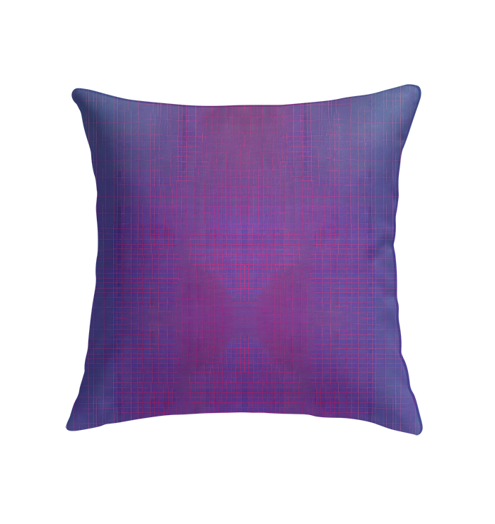 Side view of the Iris Illumination Indoor Pillow on a sofa
