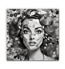 Celestial Harmonies Wrapped Canvas Melodic Universe - Beyond T-shirts