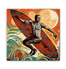 Surfing Dreams Canvas Art - Beyond T-shirts