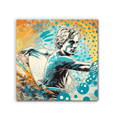 Surfing 1 34 Wrapped Canvas - Beyond T-shirts