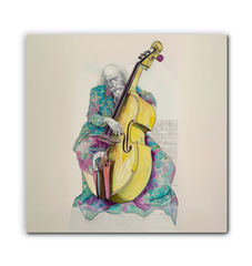 Floral Wrapped Canvas