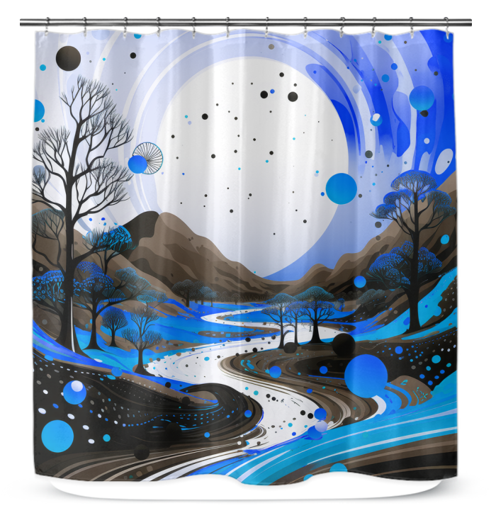 Enchanting Evergreen Escape Forest Curtain