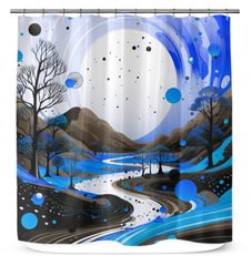 Enchanting Evergreen Escape Forest Curtain