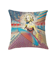 Surfing 1 26 Indoor Pillow - Beyond T-shirts