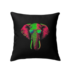 Serenity Of Elephants Indoor Pillow - Beyond T-shirts