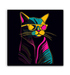 Whiskered Wonder Canvas - Beyond T-shirts