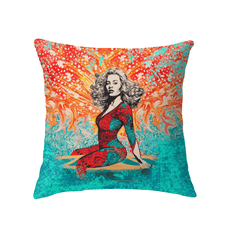 Surfing Harmony Indoor Pillow Find Your Peace By The Waves - Beyond T-shirts