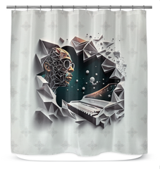 Symphony Streams Shower Curtain