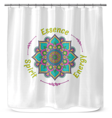 Eternal Cosmic Mandala Curtain - Beyond T-shirts