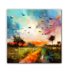 Desert Oasis Adventure Wrapped Canvas