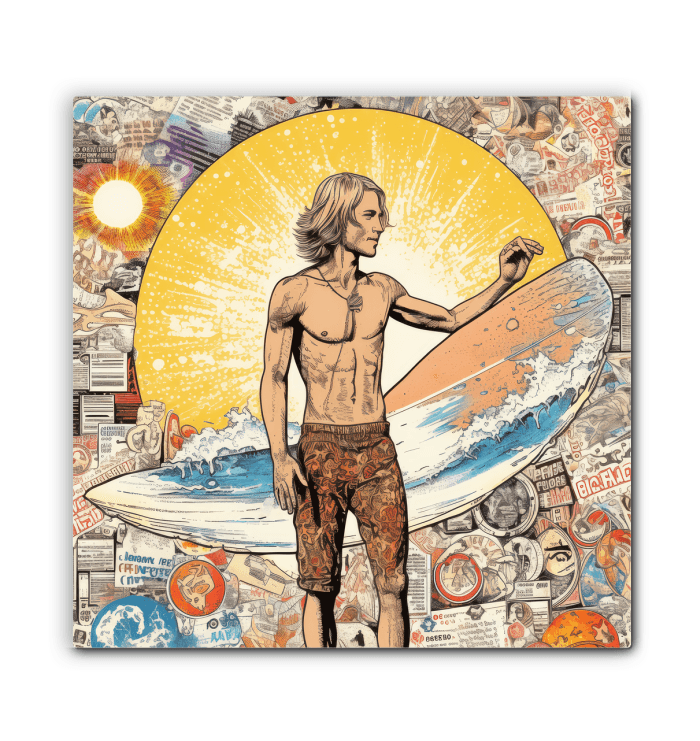 Surfing Dreams Canvas Art Print - Beyond T-shirts
