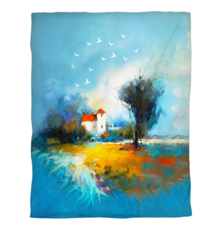 Enchanted Forest Landscape Duvet Cover